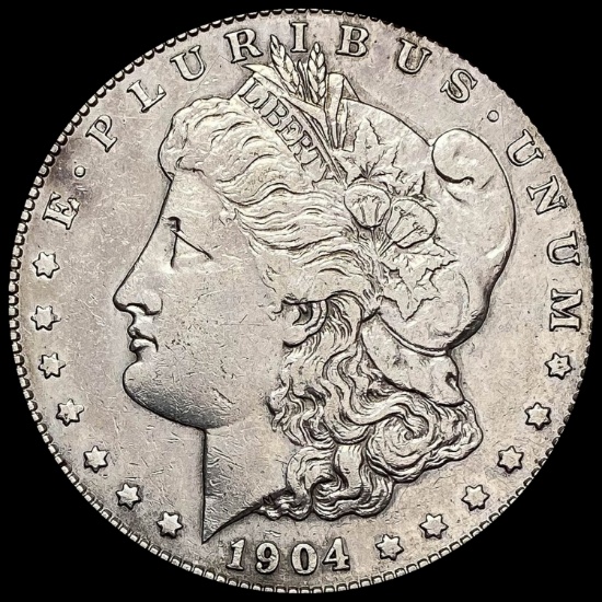 1904-S Silver Morgan Dollar LIGHTLY CIRCULATED