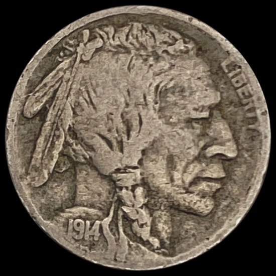 1914-S Buffalo Nickel NEARLY UNCIRCULATED