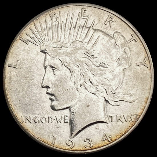 1934-S Peace Dollar CLOSELY UNCIRCULATED