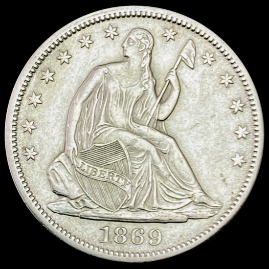 1869-S Seated Liberty Half Dollar UNCIRCULATED