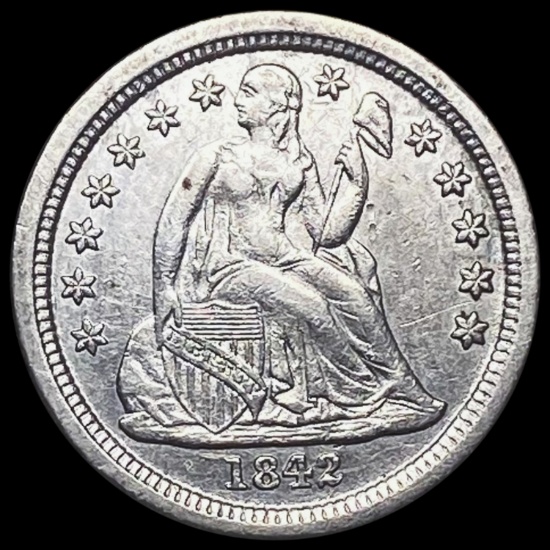 1842-O Seated Liberty Dime UNCIRCULATED