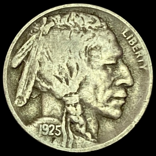 1925-S Buffalo Nickel LIGHTLY CIRCULATED