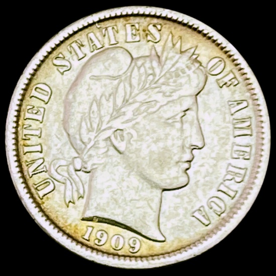1909-O Barber Dime CHOICE AU