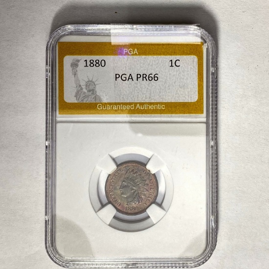 1880 Indian Head Cent PGA PR66