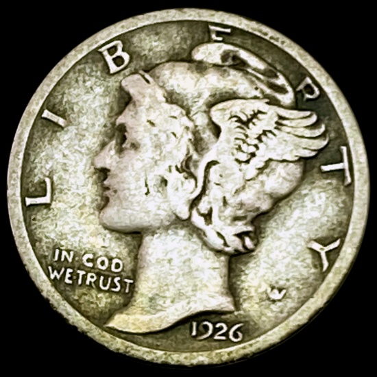 1926-S Mercury Dime LIGHTLY CIRCULATED