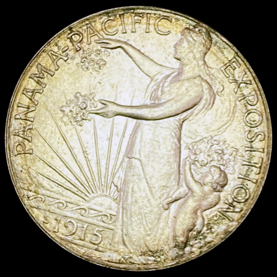 1915-S Panama-Pacific Half Dollar CLOSELY UNCIRCULATED CLOSELY UNCIRCULATED