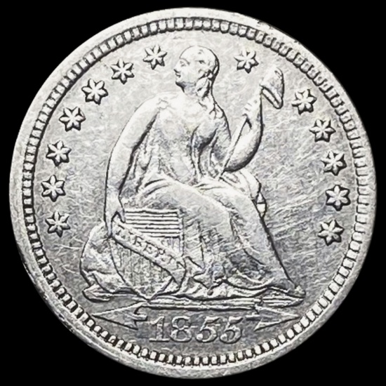 1855 Seated Liberty Half Dime CLOSELY UNCIRCULATED
