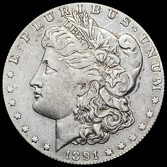 1891-O Morgan Silver Dollar CLOSELY UNCIRCULATED
