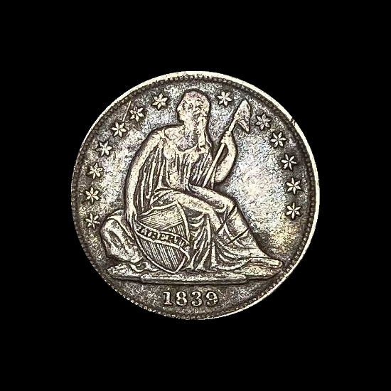 1839-O Silver Seated Liberty Dime CLOSELY UNCIRCULATED