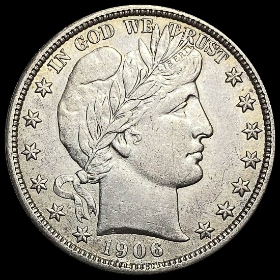 1906 Barber Half Dollar UNCIRCULATED