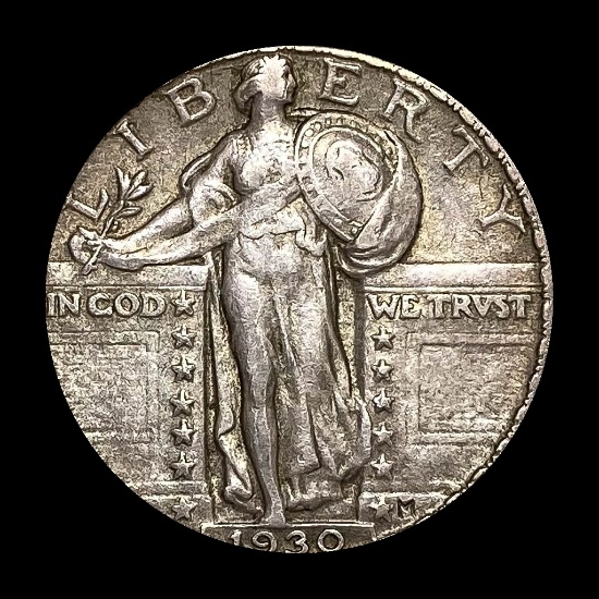 1930 Standing Liberty Silver Quarter NEARLY UNCIRCULATED