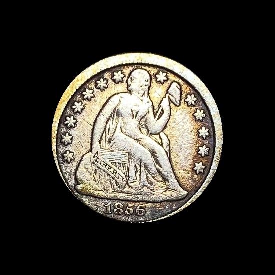 1856-O Silver Seated Liberty Dime LIGHTLY CIRCULATED