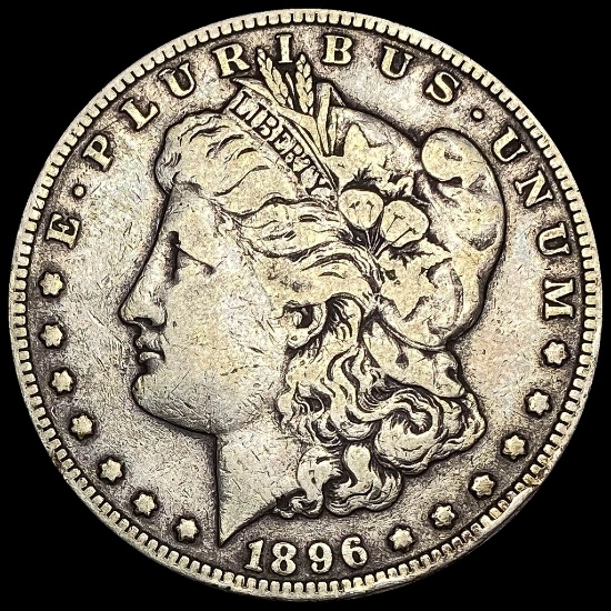 1896-S Silver Morgan Dollar LIGHTLY CIRCULATED