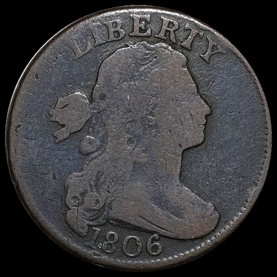 1806 Copper Draped Bust Large Cent NICELY CIRCULATED