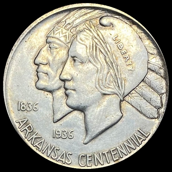 1936 Arkansas Centennial Silver Half Dollar UNCIRCULATED