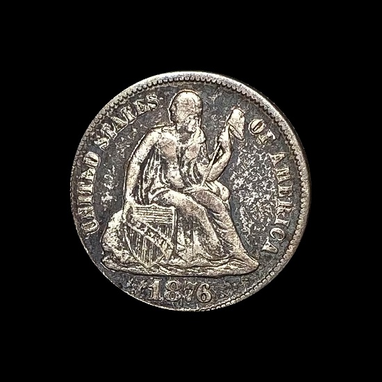 1876-S Seated Liberty Dime LIGHTLY CIRCULATED