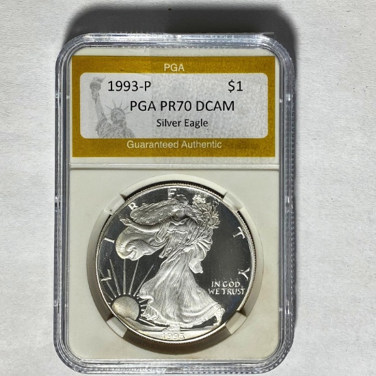 1993-P Silver Eagle PGA PR70 DCAM