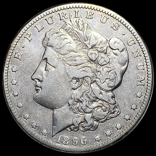1896-S Silver Morgan Dollar NEARLY UNCIRCULATED