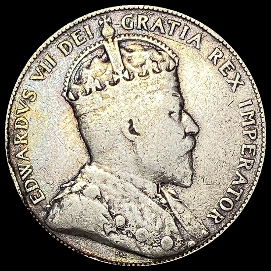 1905 Canada Silver 50 Cents LIGHTLY CIRCULATED