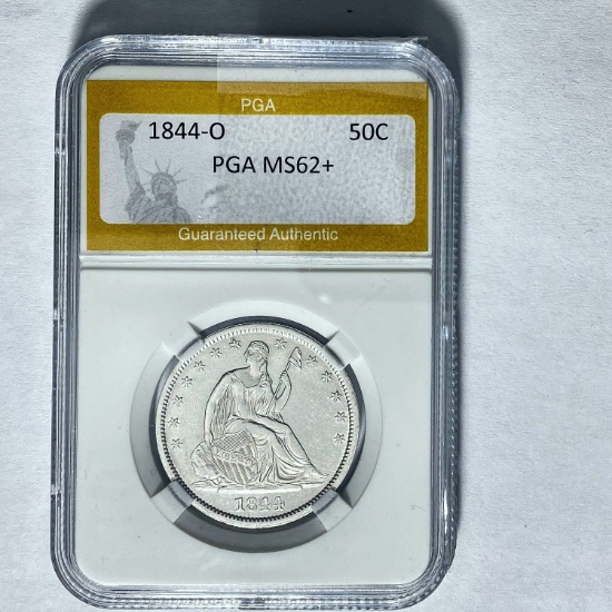 1844-O Seated Liberty Half Dollar PGA MS