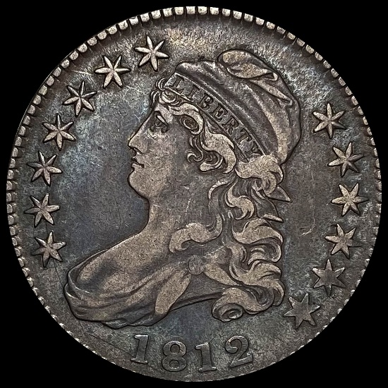 1812 Capped Bust Half Dollar LIGHTLY CIRCULATED