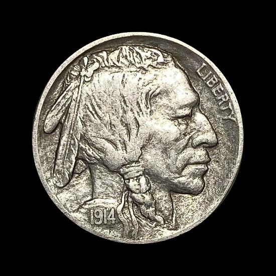 1914-D Buffalo Nickel CLOSELY UNCIRCULATED