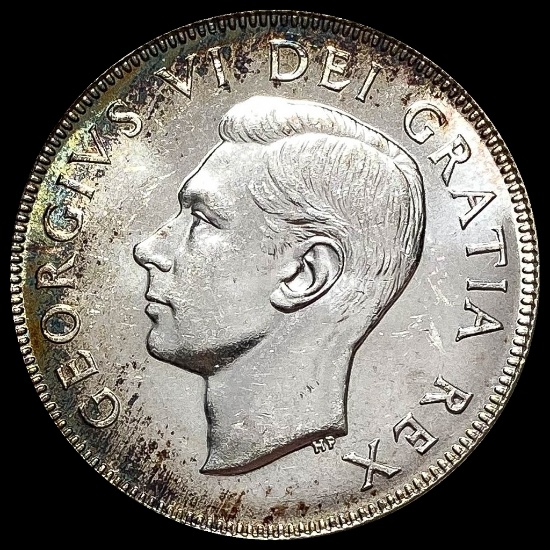 1952 Canada Silver 50 Cents GEM BU