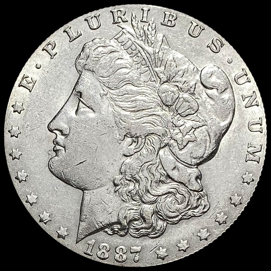 1887 Morgan Silver Dollar CHOICE AU