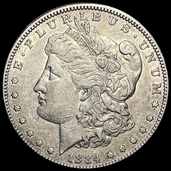 1884-S Silver Morgan Dollar CLOSELY UNCIRCULATED