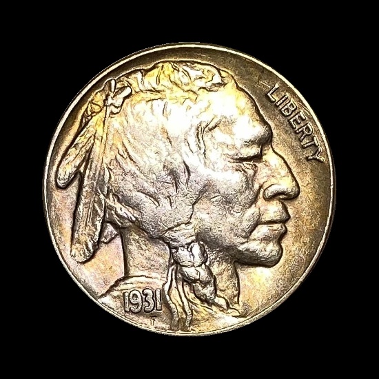 1931-S Buffalo Nickel GEM BU