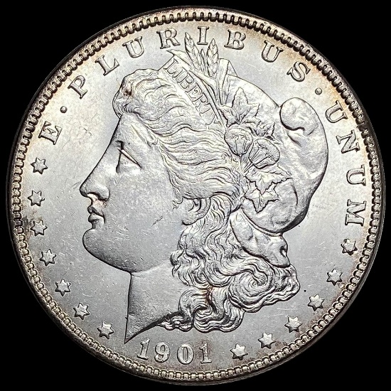 1901-O Morgan Silver Dollar GEM BU