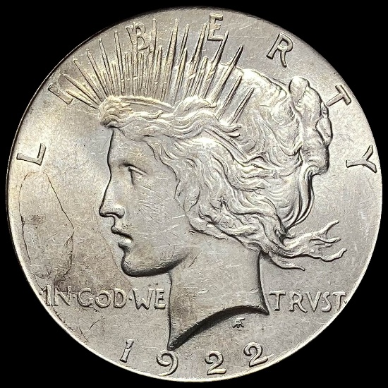 1922-D Silver Peace Dollar GEM BU