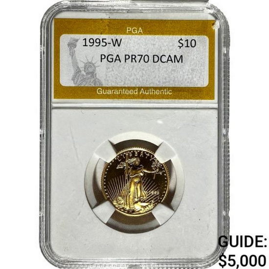 1995-W $10 Gold Eagle PGA PR70 DCAM