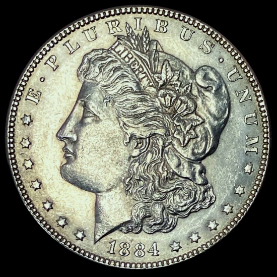 1884 Silver Morgan Dollar GEM BU