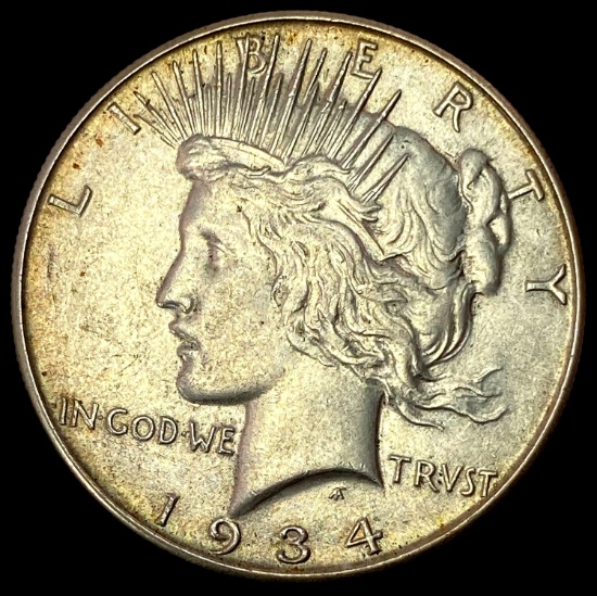 1934 Peace Silver Dollar CLOSELY UNCIRCULATED