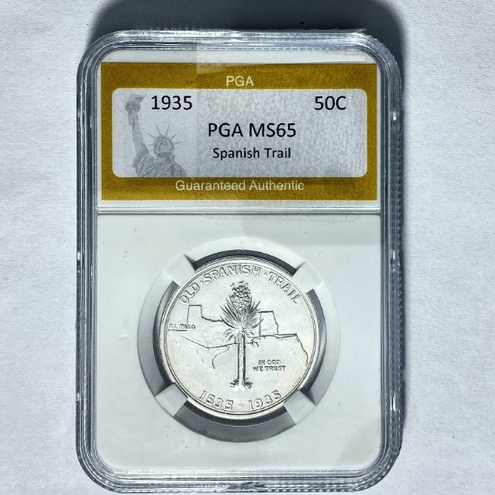 1935 Spanish Trail 50C PGA MS65