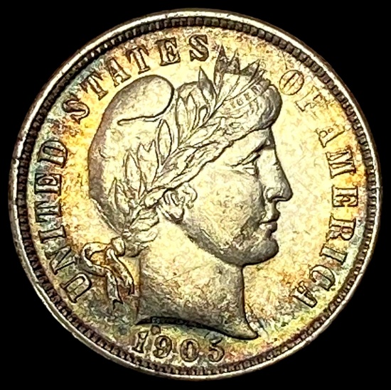 1905 Barber Dime UNCIRCULATED