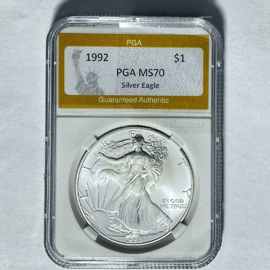 1992 Silver Eagle PGA MS70