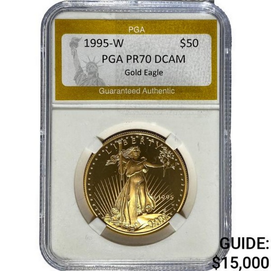 1995-W $50 Gold Eagle PGA PR70 DCAM