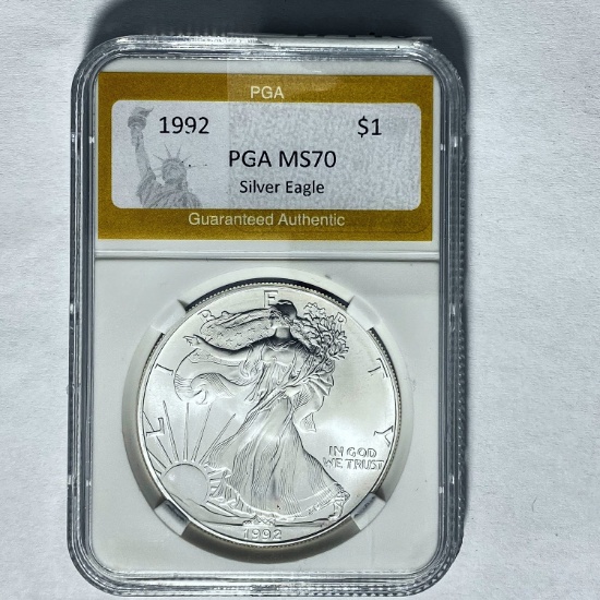 1992 Silver Eagle PGA MS70