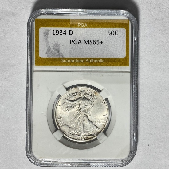 1934-D Walking Liberty Half Dollar PGA M