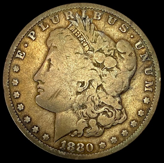 1880-CC REV 78 Silver Morgan Dollar CIRC
