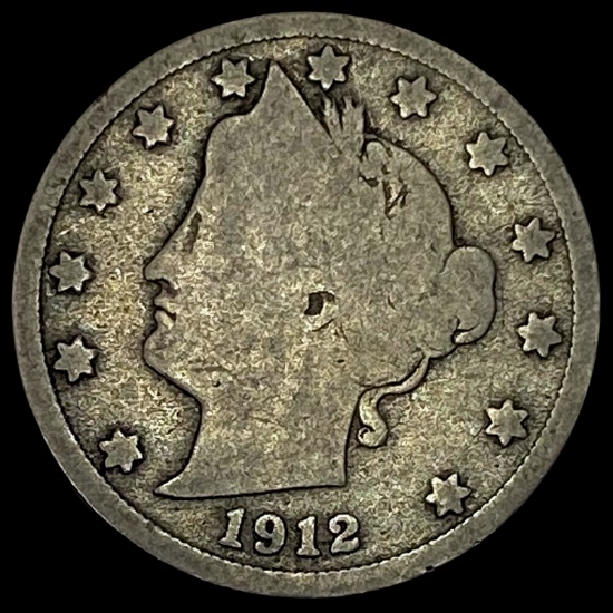 1912-S Liberty Head Nickel NICELY CIRCULATED