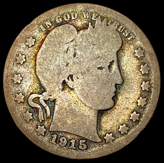1915-S Barber Half Dollar NICELY CIRCULATED