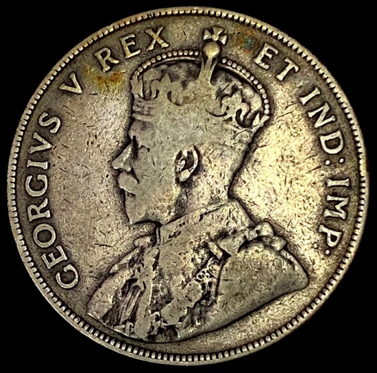 1911 Canada Silver 50 Cents NICELY CIRCULATED