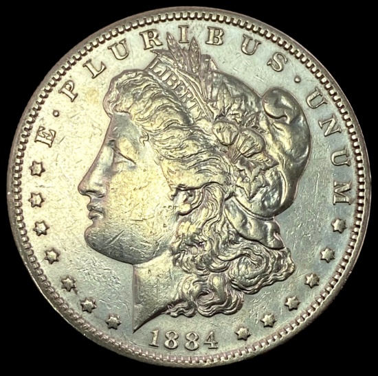 1884-S Silver Morgan Dollar CLOSELY UNCIRCULATED
