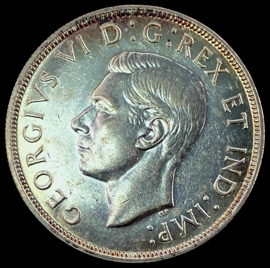 1947 Silver Canada Dollar CHOICE BU