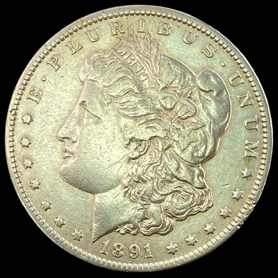 1891-CC Silver Morgan Dollar CLOSELY UNCIRCULATED