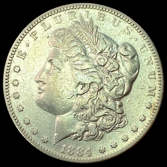 1884-S Silver Morgan Dollar CLOSELY UNCIRCULATED