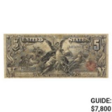 1896 $5 EDUCATIONAL SILVER CERTIFICATE VERY FINE